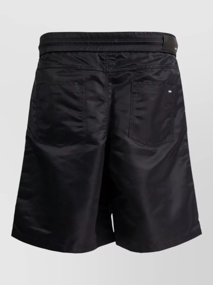 Amiri Logo-Patch Deck Shorts