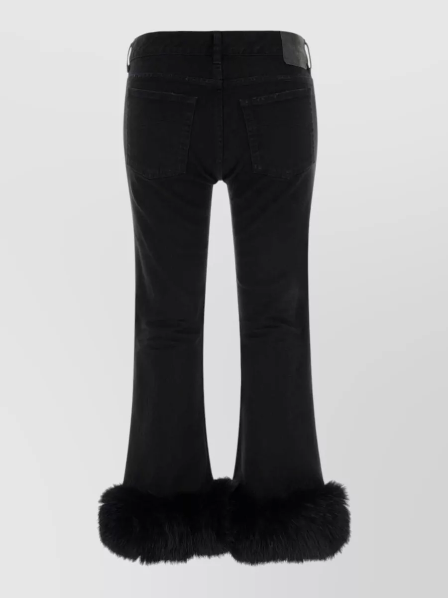 Balenciaga Denim Flared Trousers