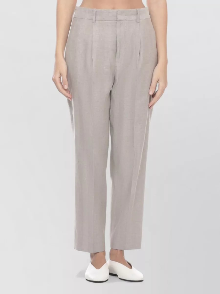 Pt Torino Striped Straight-Leg Tailored Trousers