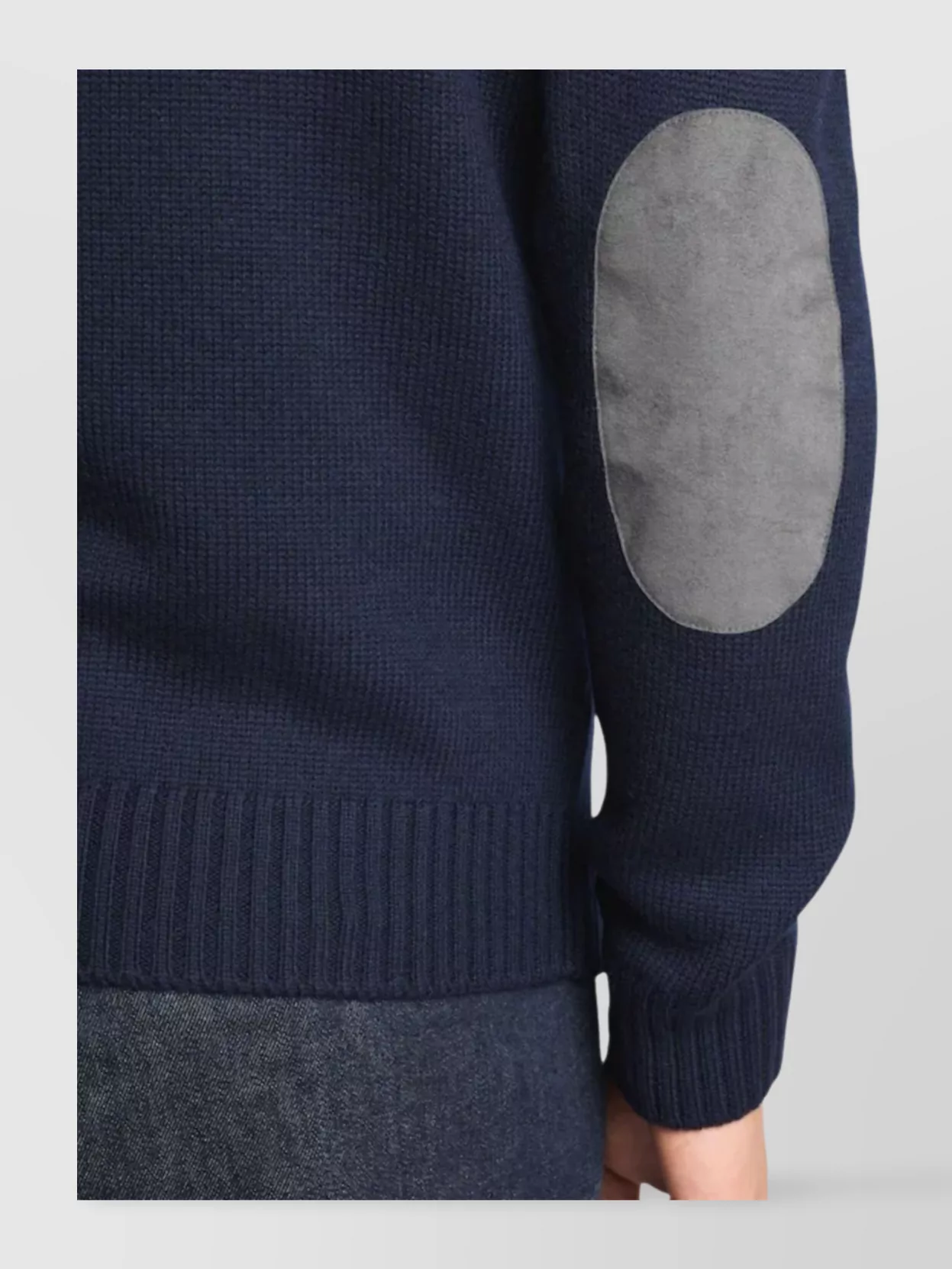 Fay Wool Turtleneck Sweater Featuring Button Detail