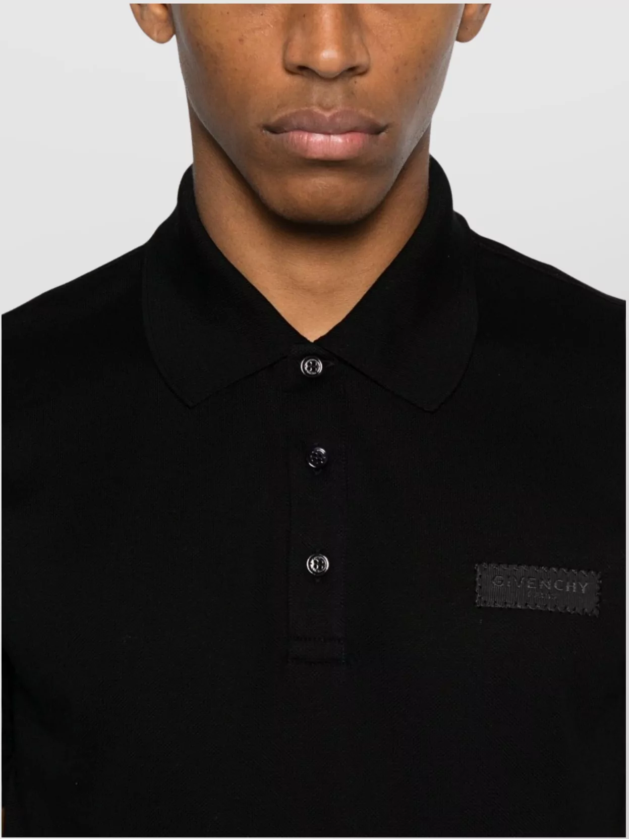 Givenchy Short Sleeve Polo Shirt Featuring Collar