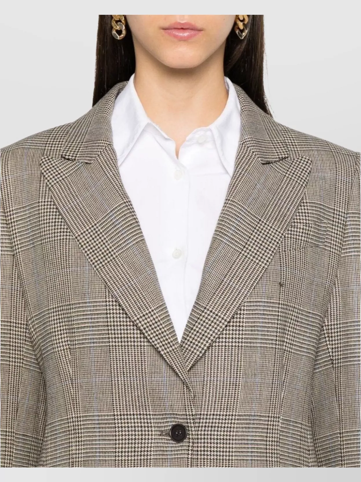 Parosh Single Breasted Blazer With Peaked Lapels