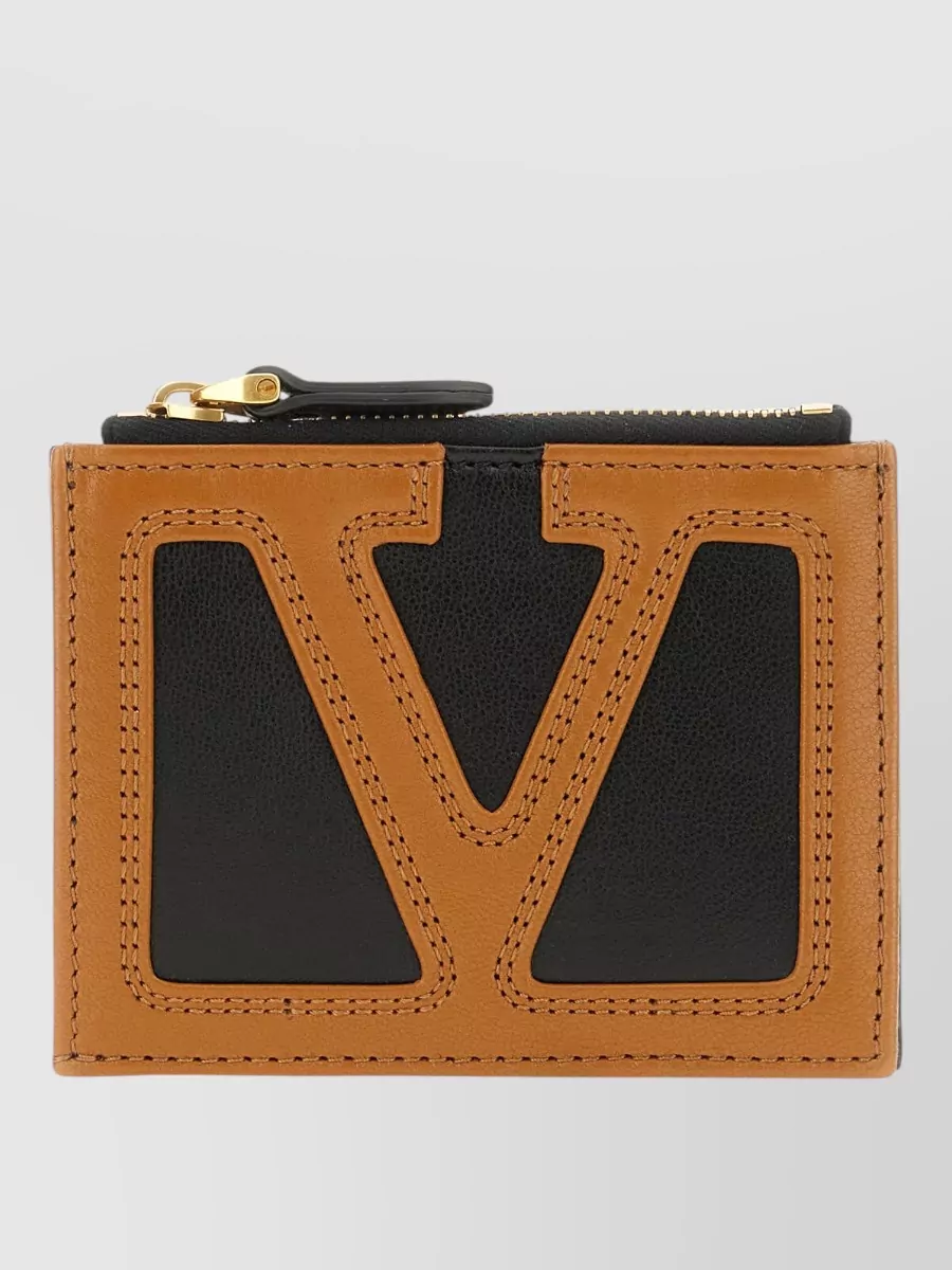Valentino Garavani Leather Card Holder