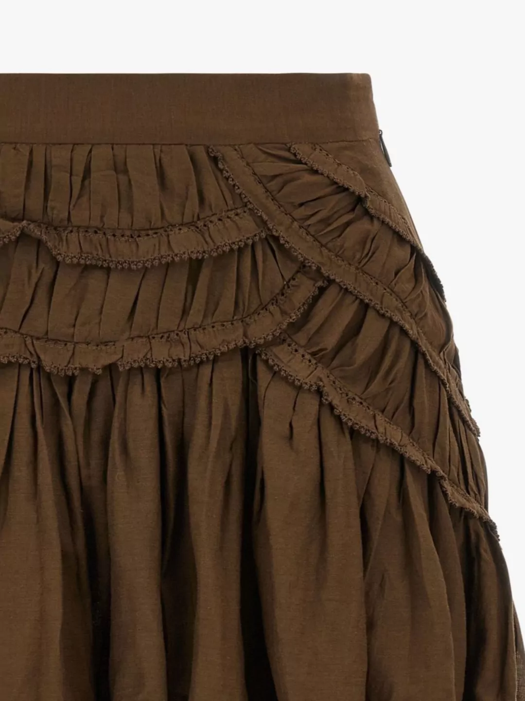 Isabel Marant Etoile Ruffled Layered Skirt Detailed Design