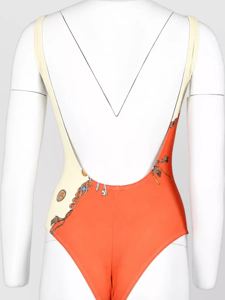 Versace Printed Bodysuit