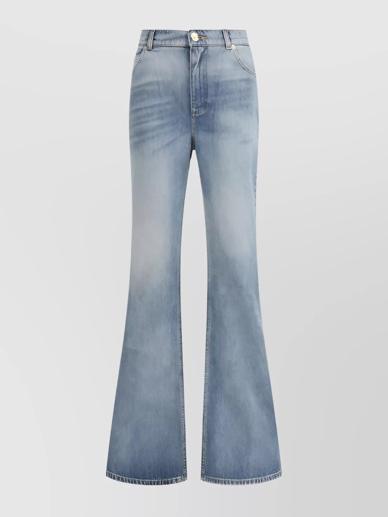 Balmain Flare Jeans Triple Loop