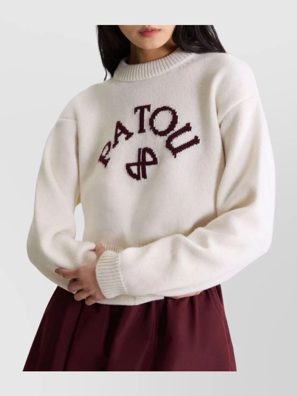 Patou Long Sleeve Crew Neck Knitwear Jumper