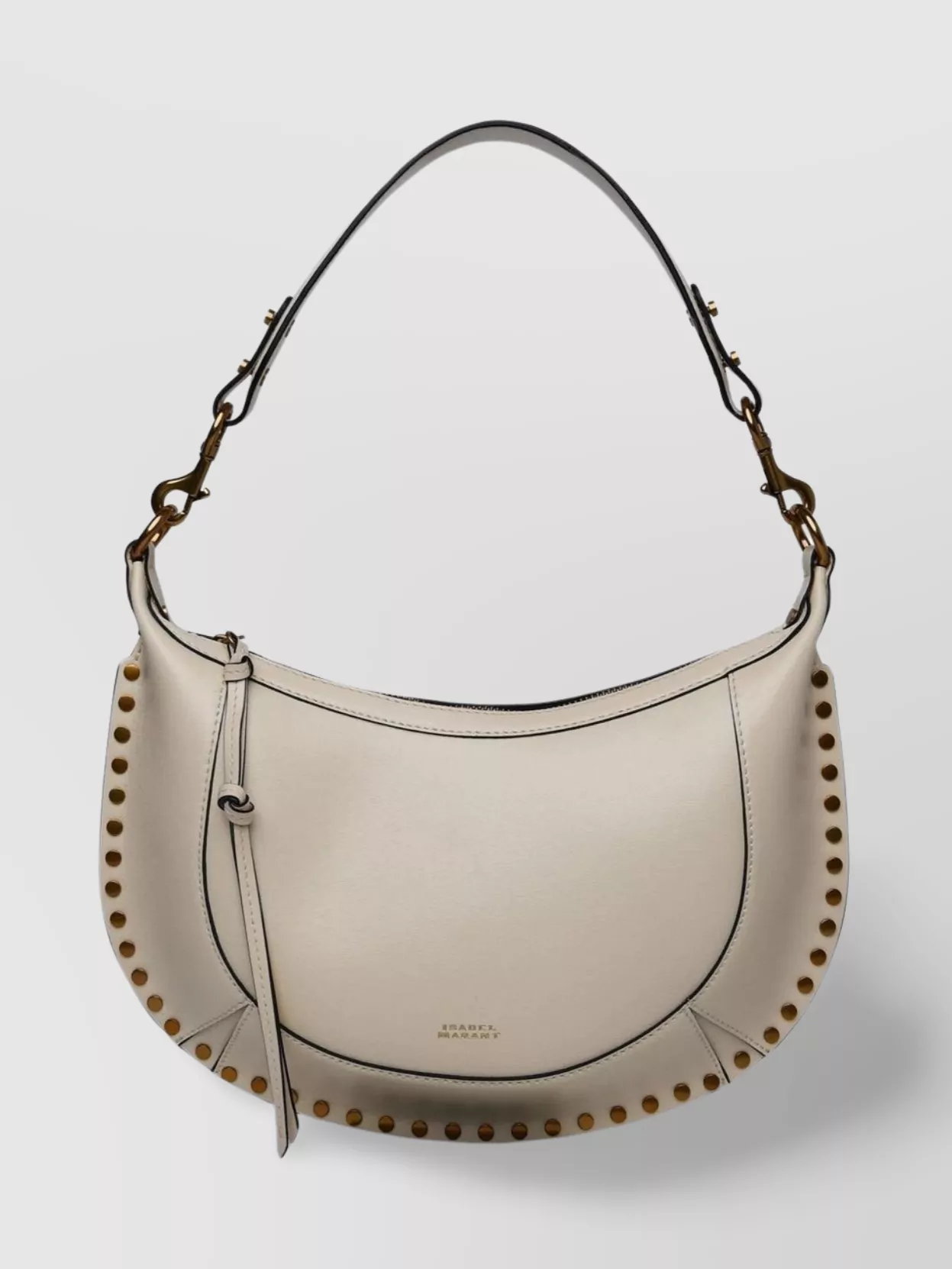 Shop Isabel Marant Leather Shoulder Bag With Adjustable Strap