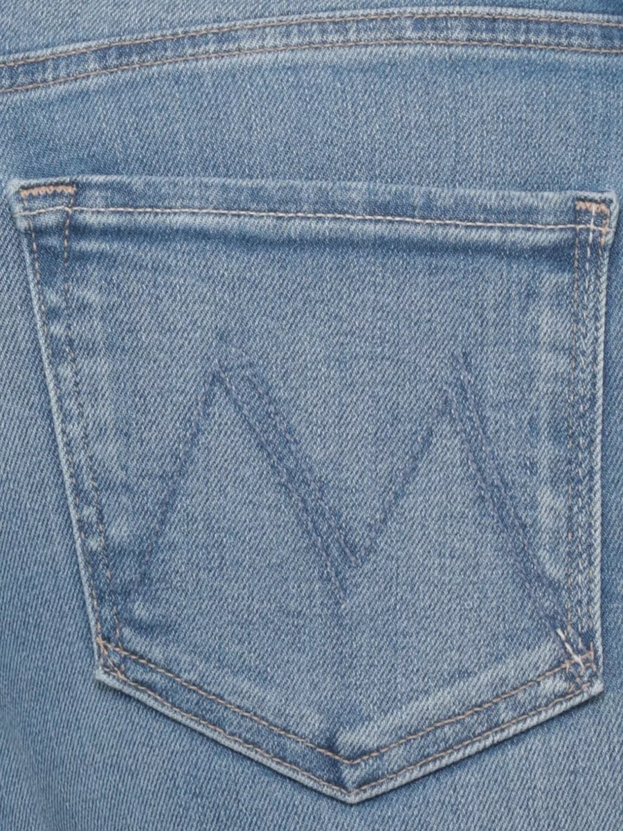 Mother Mid-Rise Straight-Leg Jeans