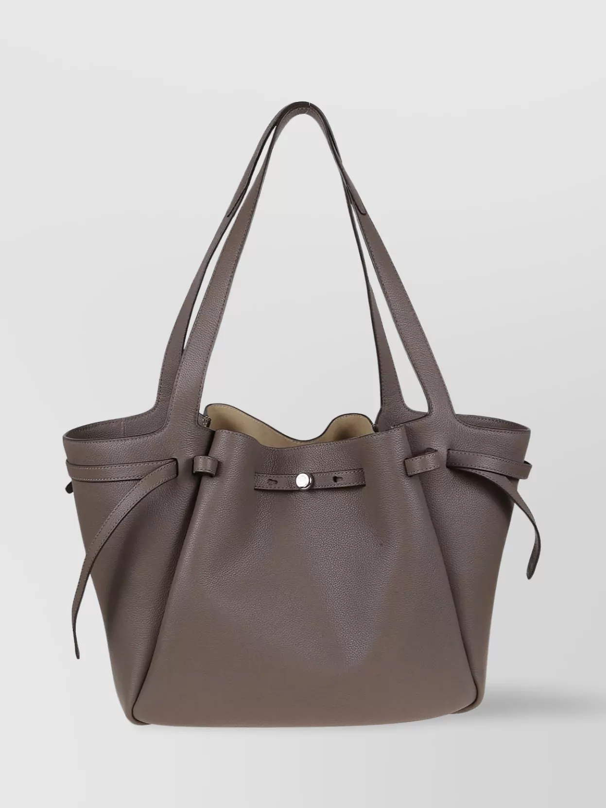 Tory Burch Romy Pebbled Tote Double Handles