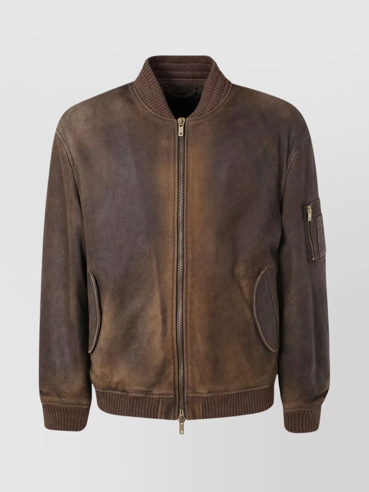 Golden Goose Journey Unisex Padded Leather Jacket
