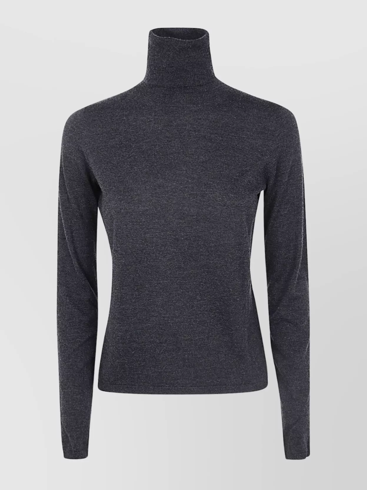 Max Mara Cozy Turtleneck Knit Sweater With Long Sleeves In Multi