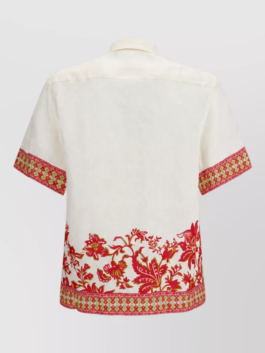 Etro Linen Pattern Shirt