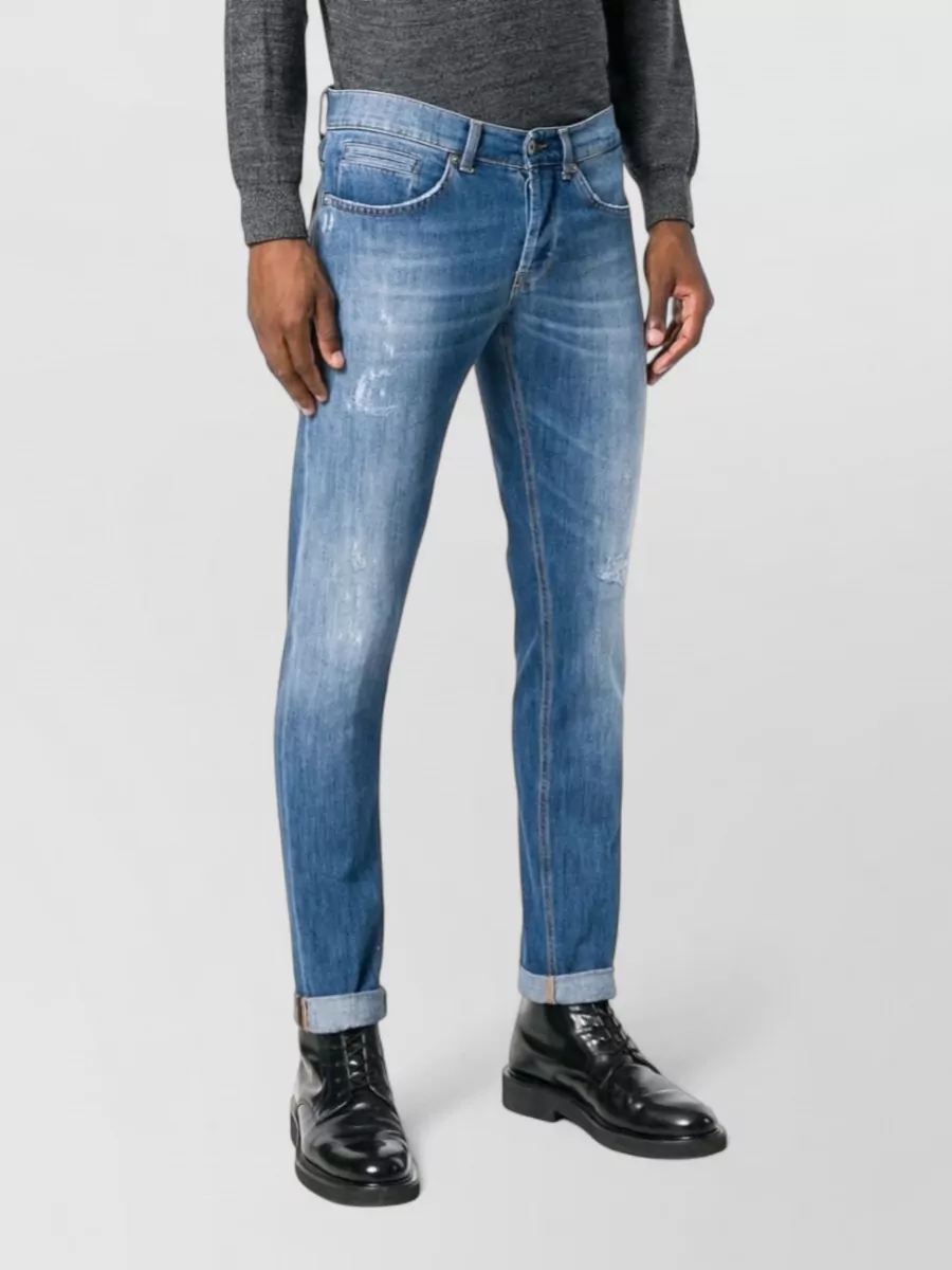 Dondup George Jeans Belt Loops Five Pocket Design