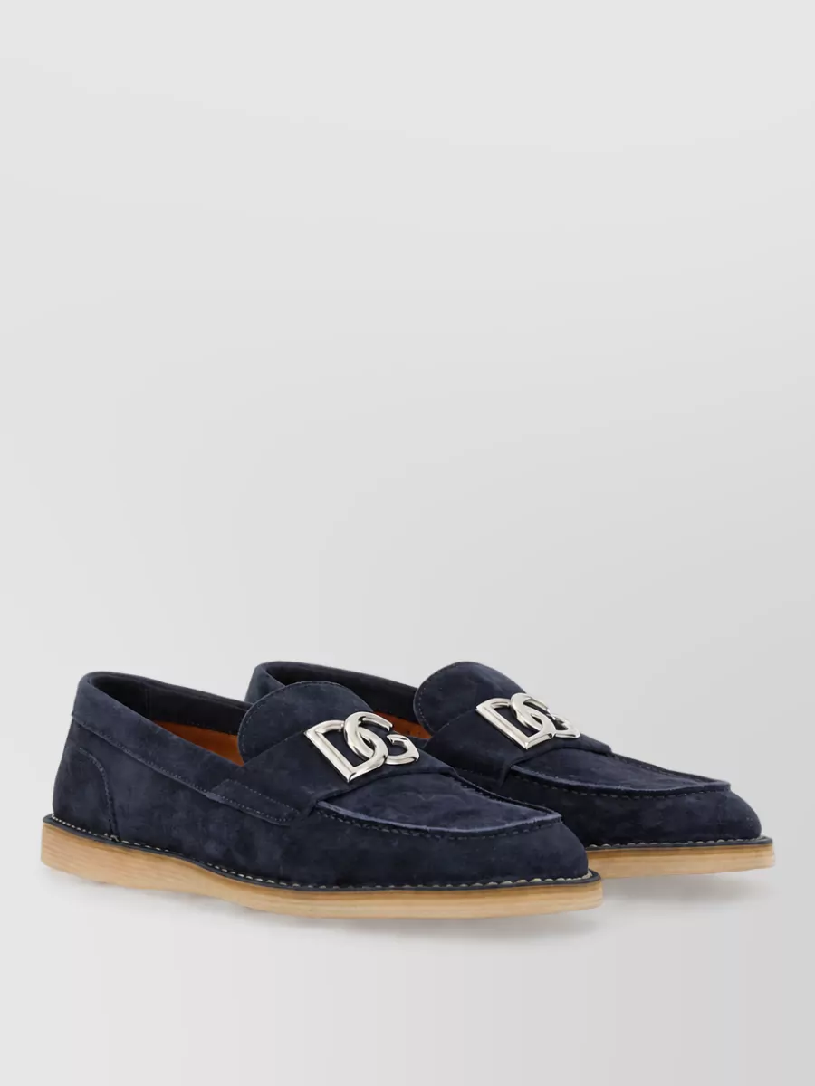 Dolce&Gabbana Leather Monk Shoes