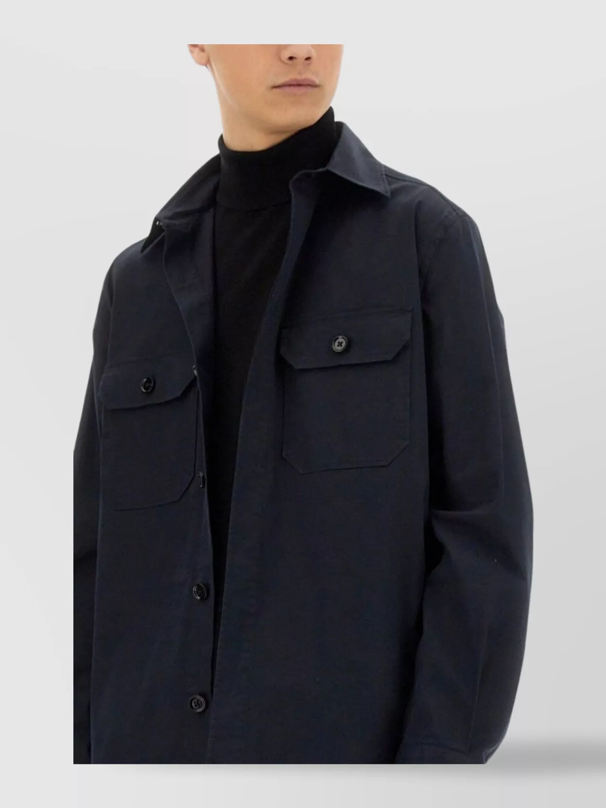 Zegna Shirt Jacket Chest Pockets