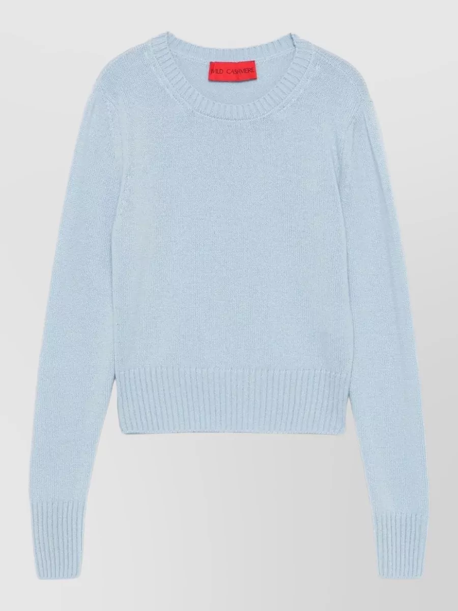 Wild Cashmere Ribbed Cashmere Crew Neck Jumper