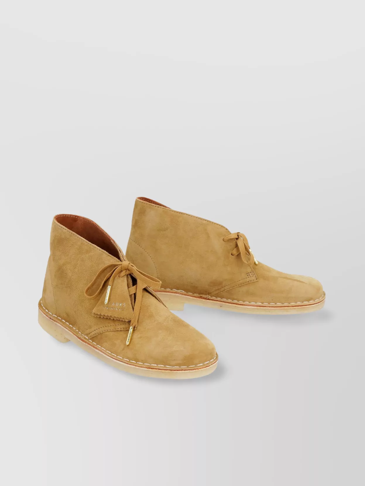 Clarks Lace-Up Ankle Suede Desert Boots
