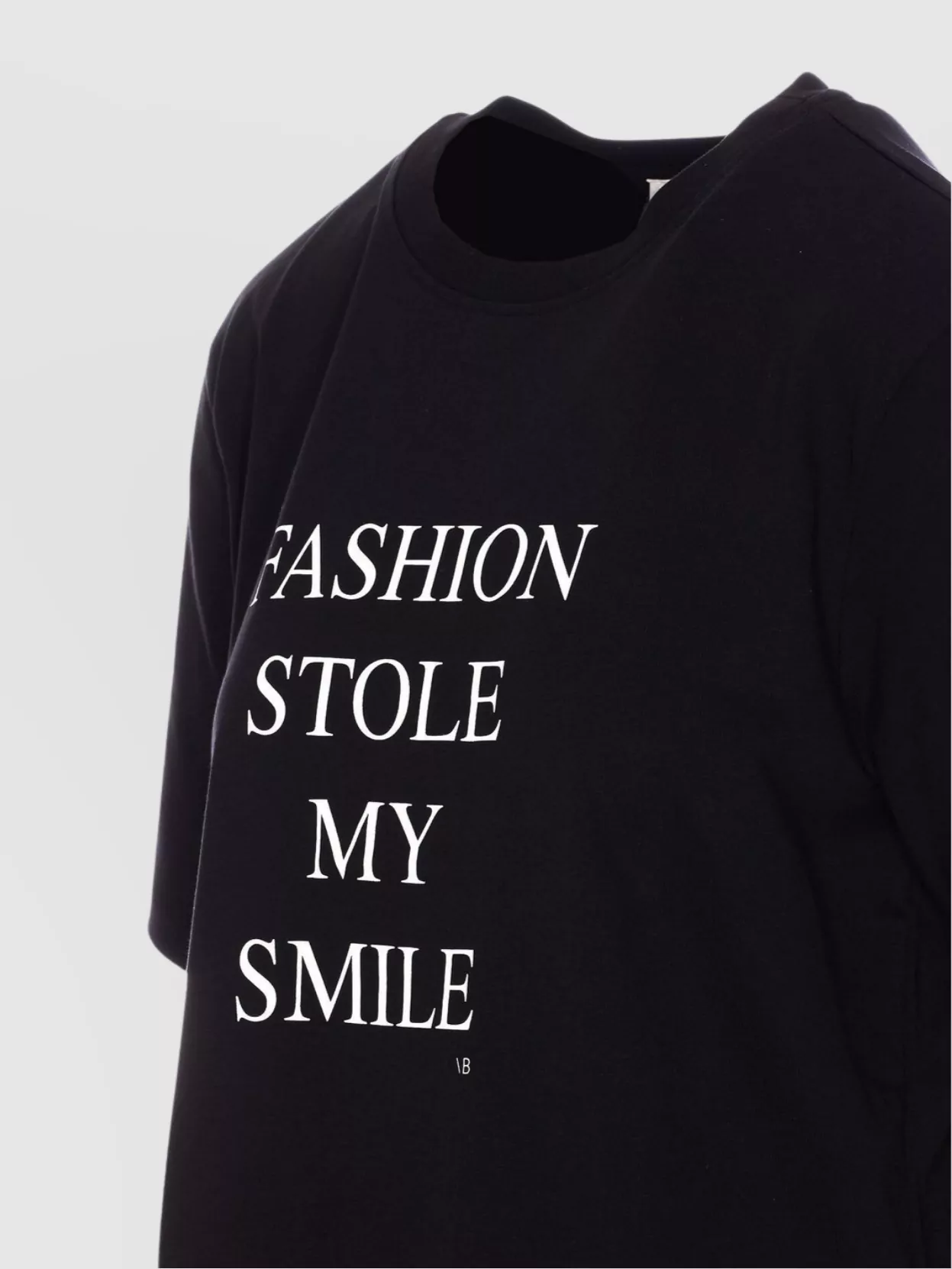 Victoria Beckham Crewneck Short Sleeves Graphic Print Slogan Top