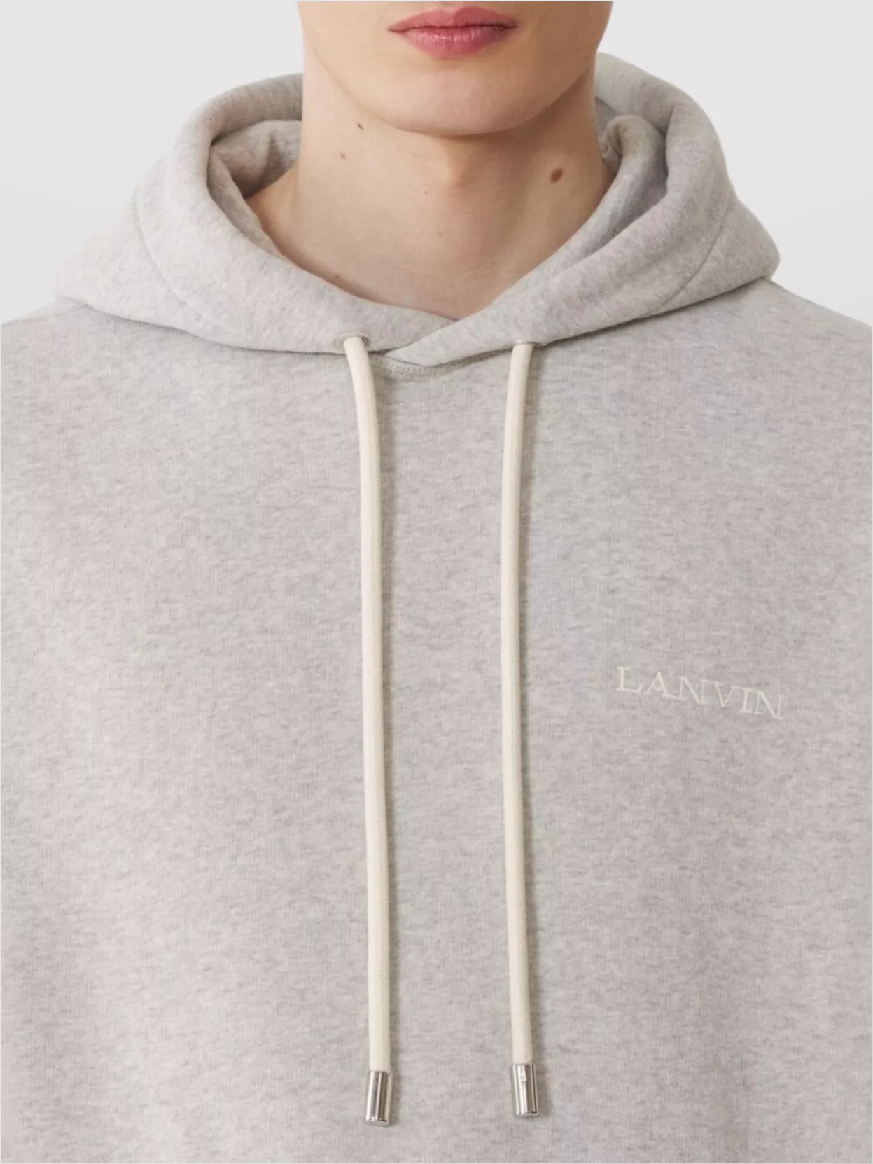 Lanvin Hooded Sweater Drawstring Front Pockets