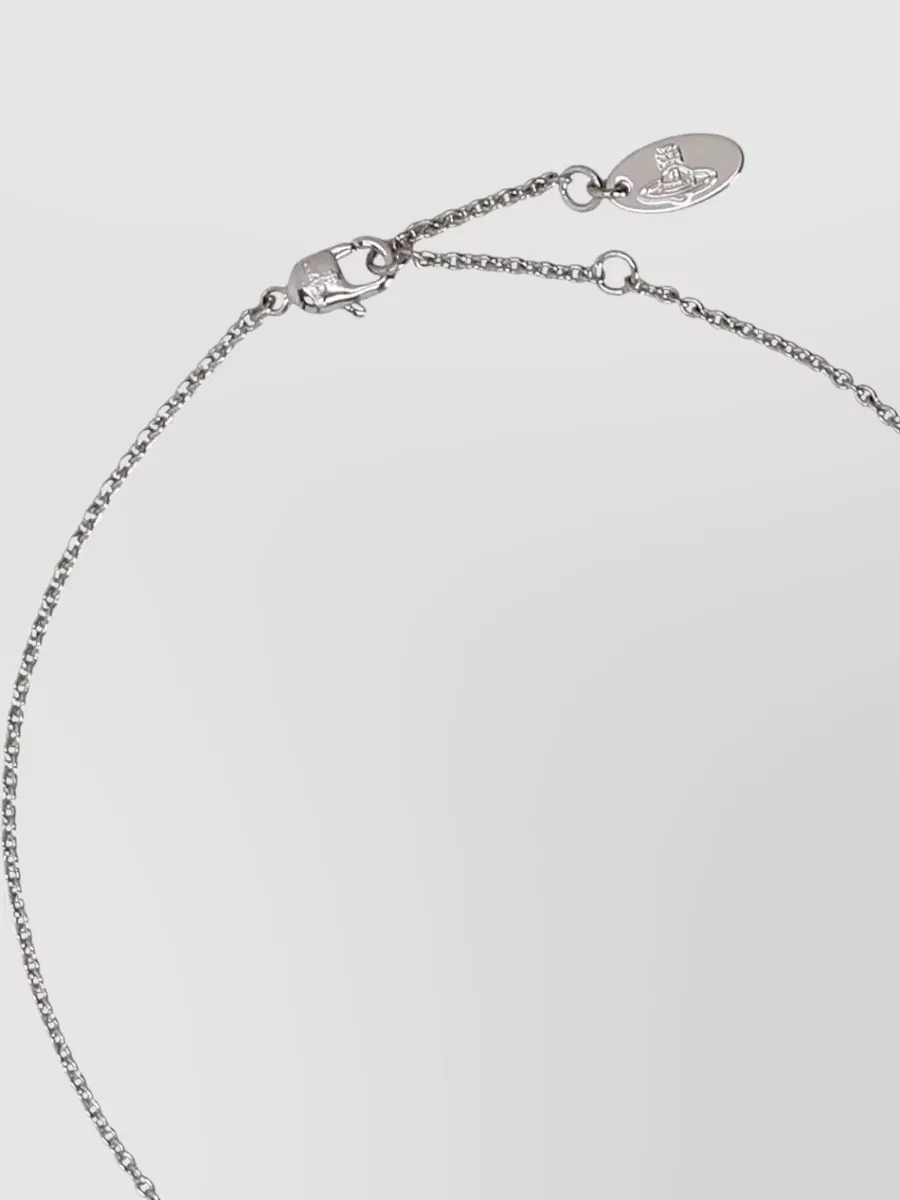 Vivienne Westwood Chain Link Necklace Adjustable Length Pendant