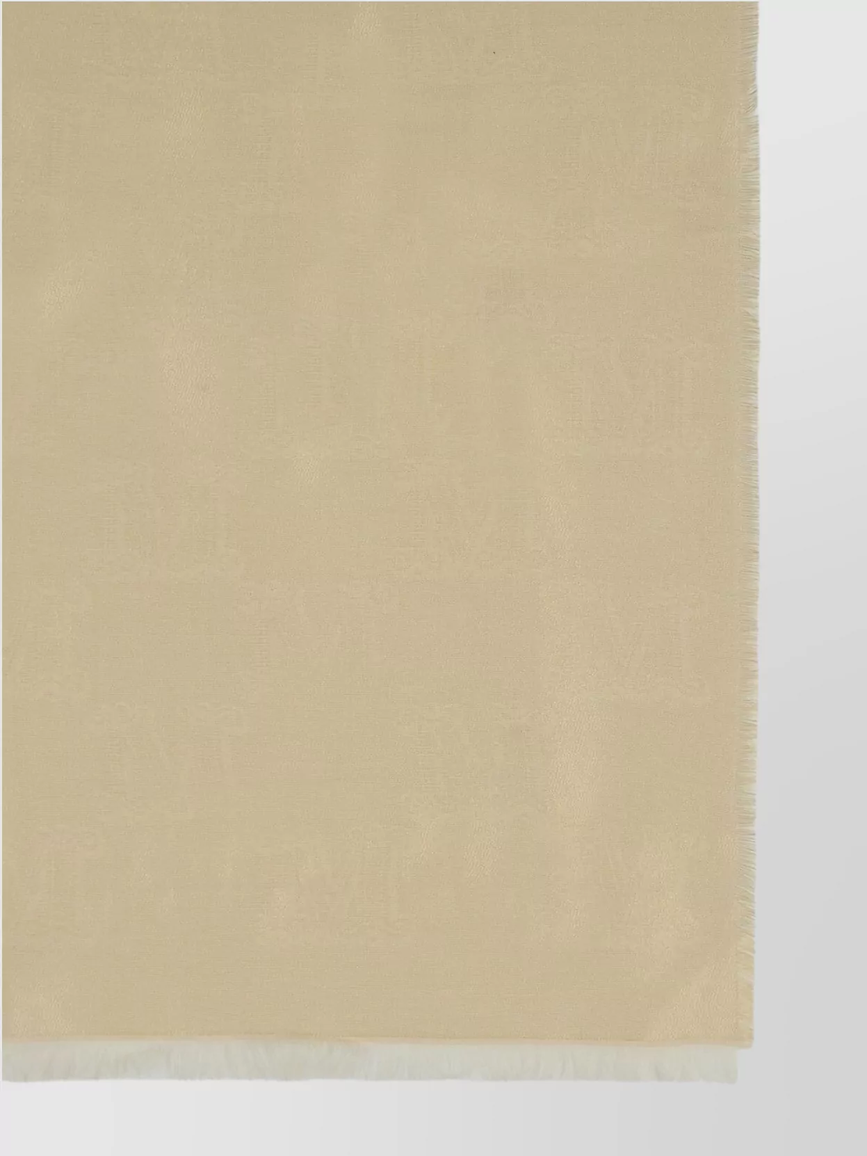 Max Mara Whiskey Beige Viscose Blend Scarf