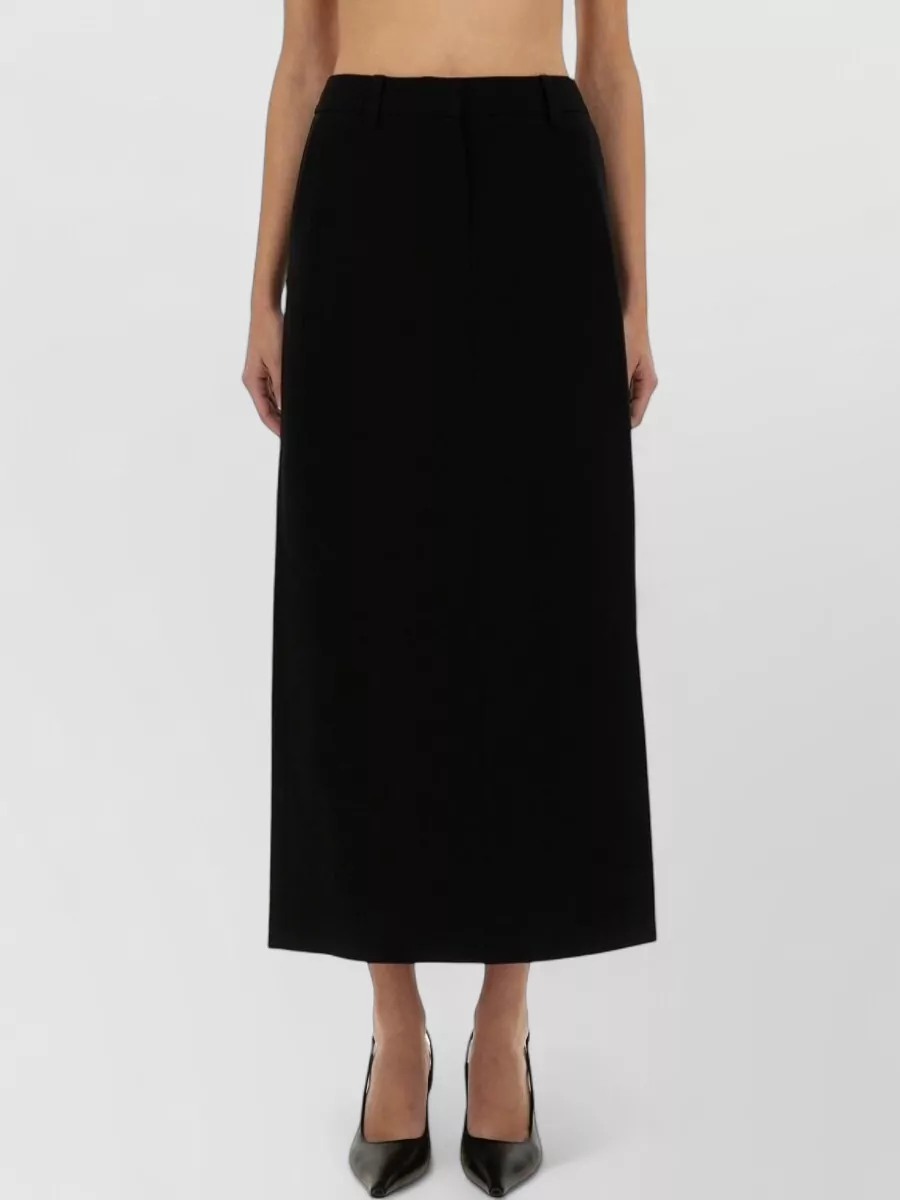 Michael Kors textured maxi skirt