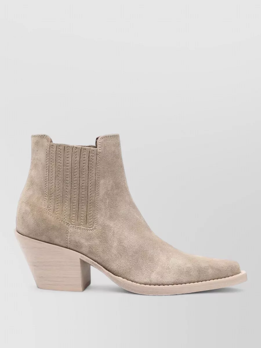 Paris Texas Dallas Suede Ankle Boots Pointed Toe