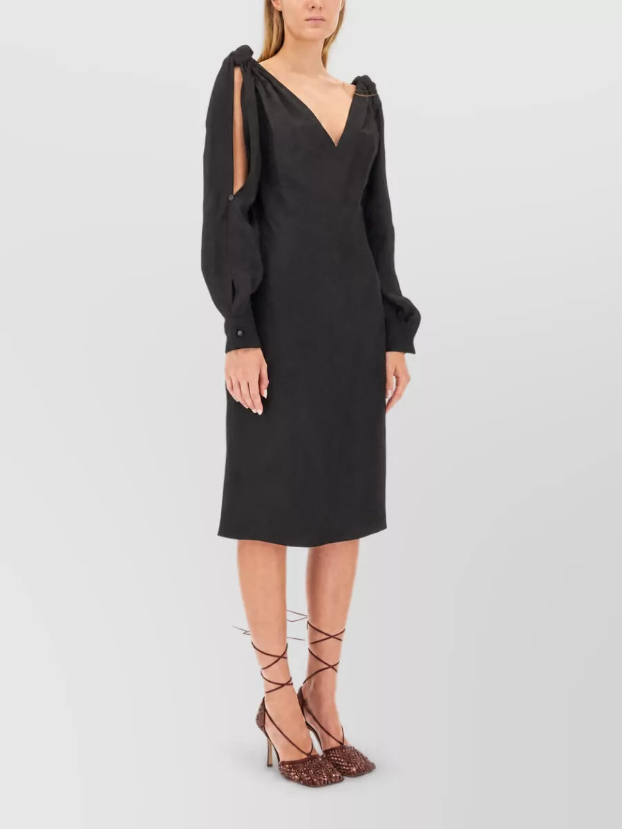 Bottega Veneta Viscose Midi Dress