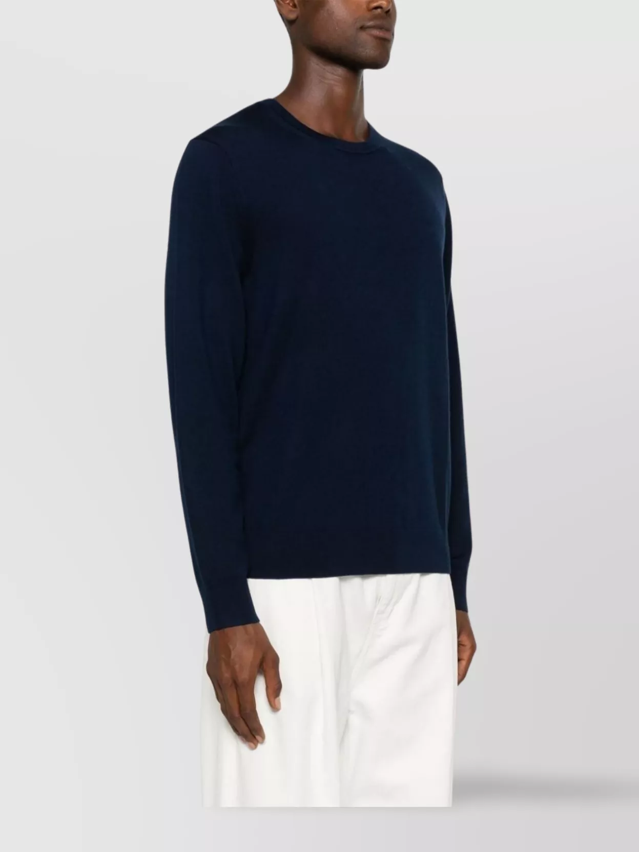 Michael Kors Merino Wool Fine-Knit Crew-Neck Jumper