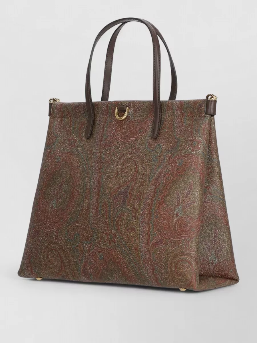 Etro Love Trotter Cotton Paisley-Print Tote Bag