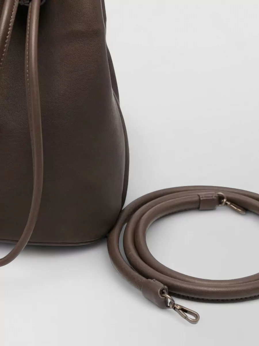 Uma Wang Leather Small Bucket Bag