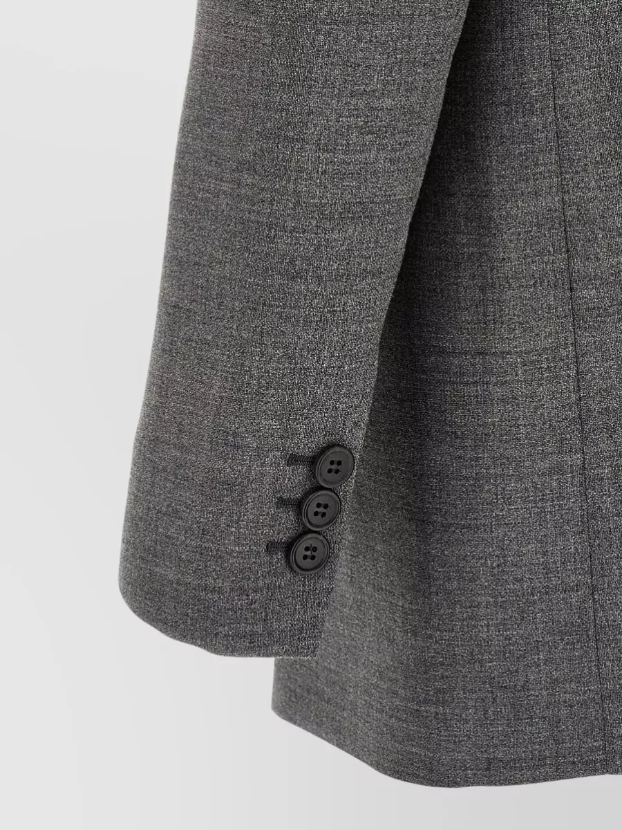 Prada Virgin Wool Single-Breasted Blazer