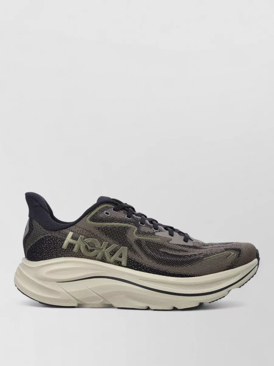 Hoka One One Clifton 10 Running Sneakers Breathable Jacquard Upper