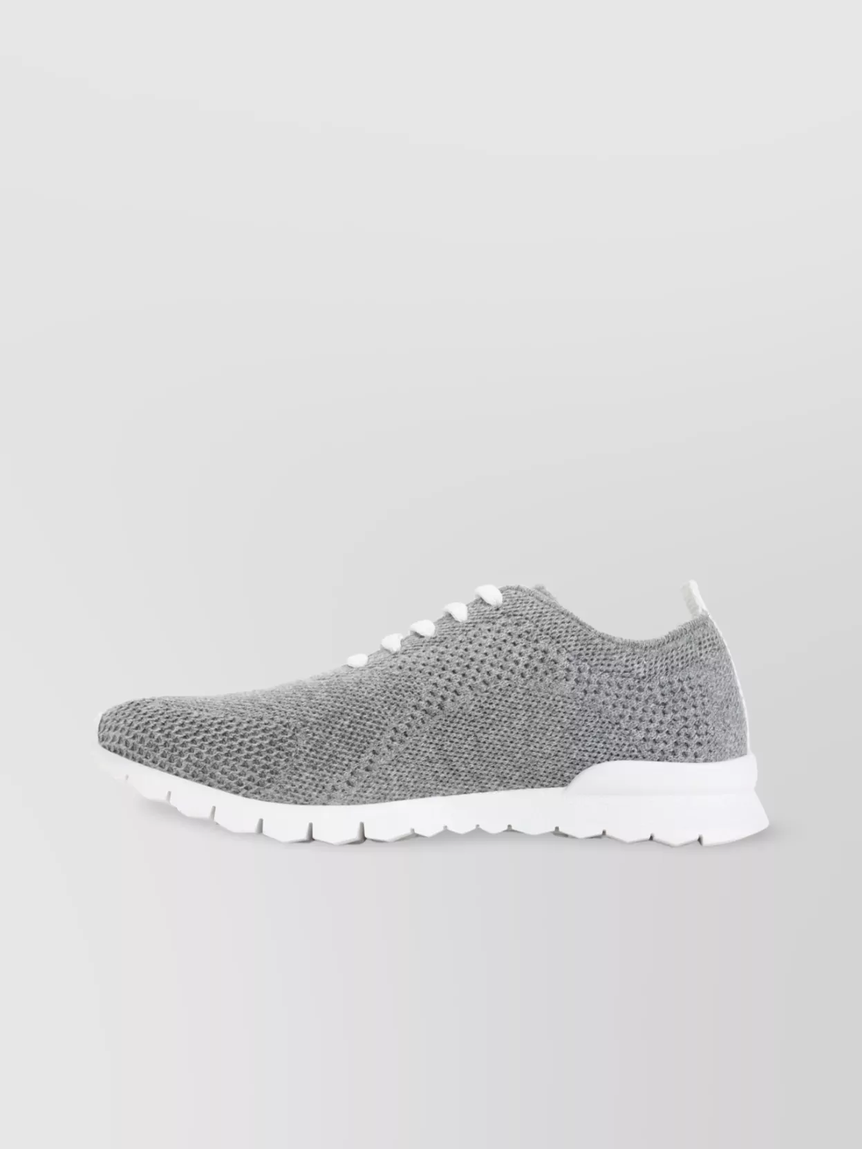 Kiton Knitted Cashmere Sneakers Almond Toe