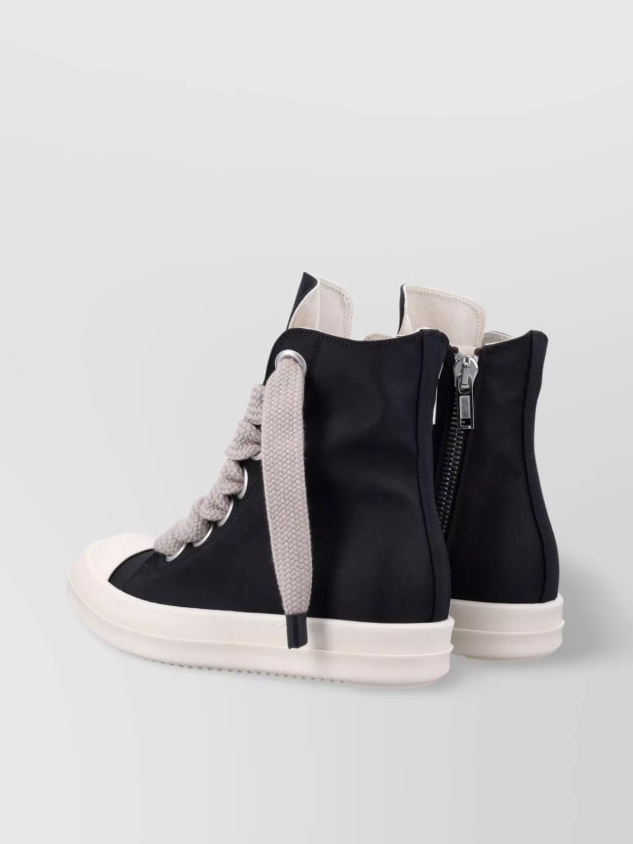 Rick Owens Drkshdw Lace-Up High-Top Sneakers Featuring Metal Eyelets