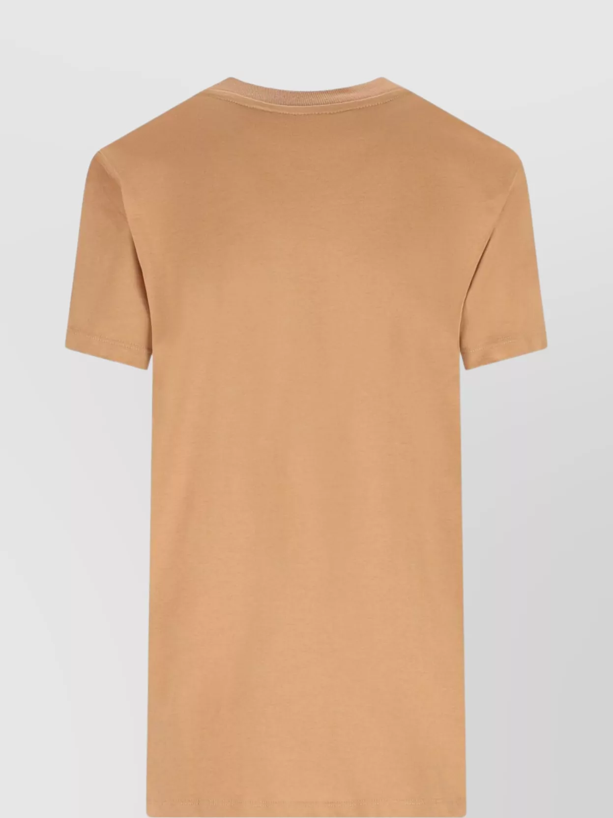 Max Mara Short Sleeve Crew Neck Bodysuit In Orange