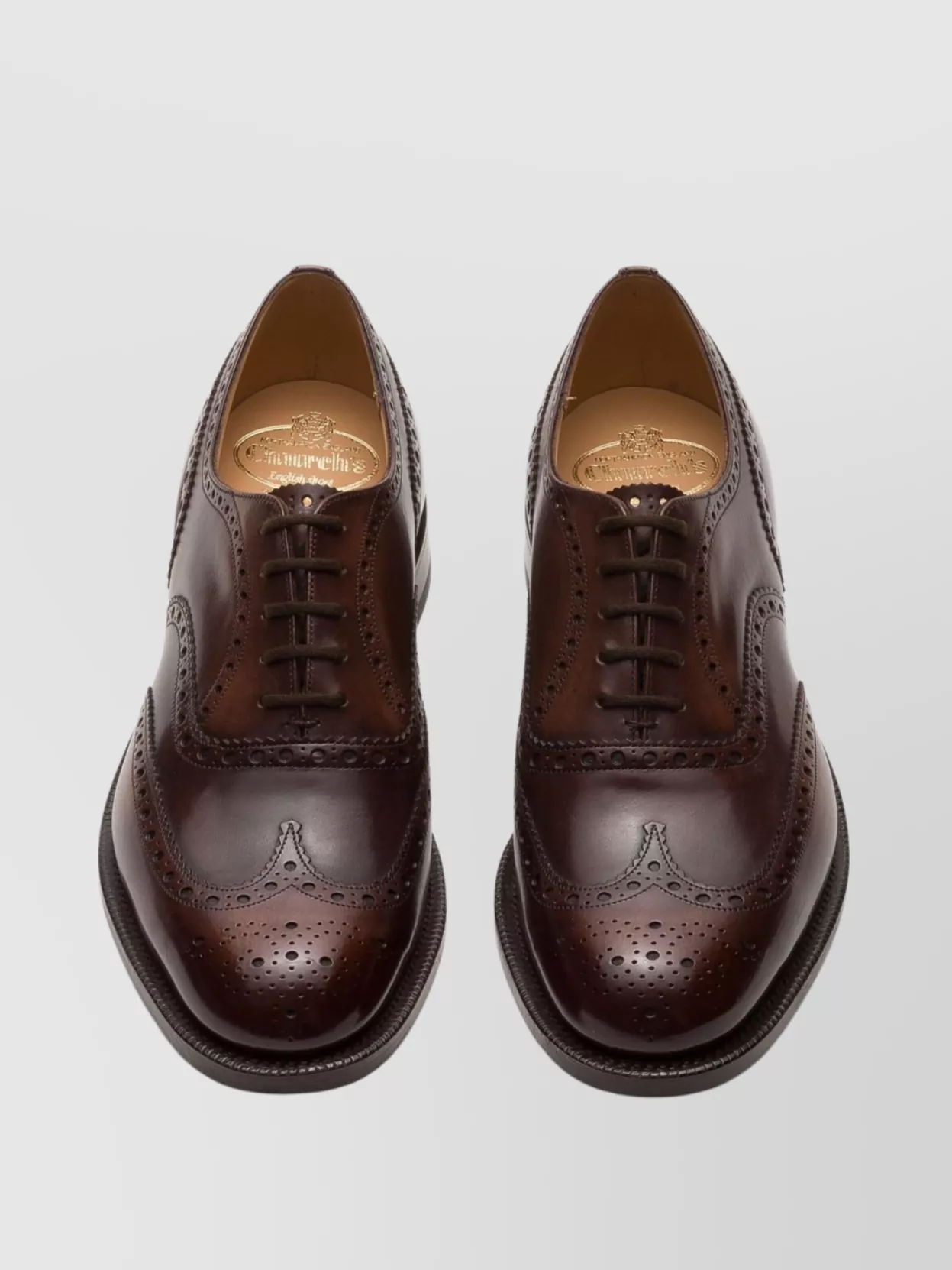 Church's Lace-Up Shoes Almond Toe Detailing