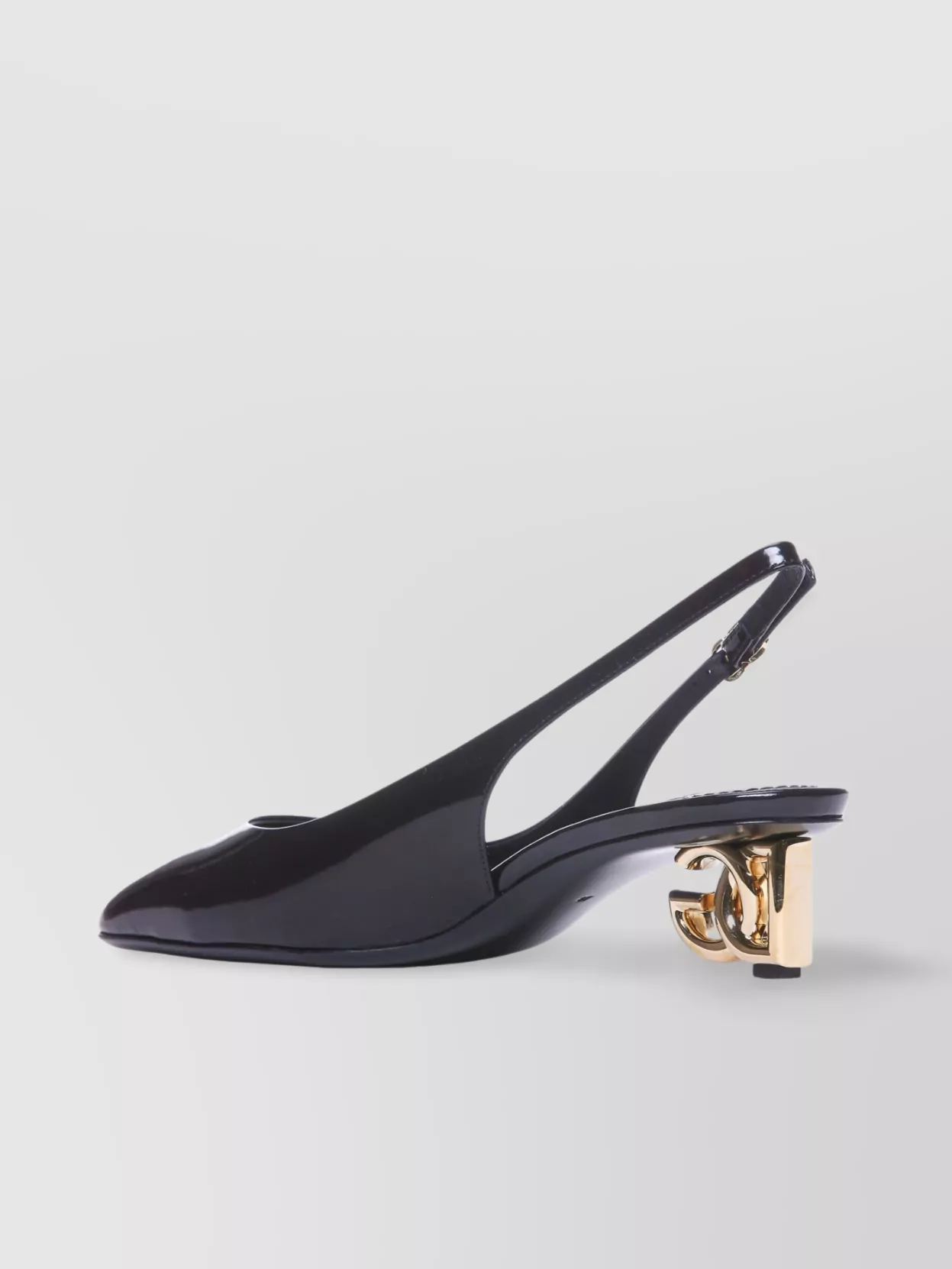 Dolce & Gabbana Pointed Toe Patent Finish Pumps