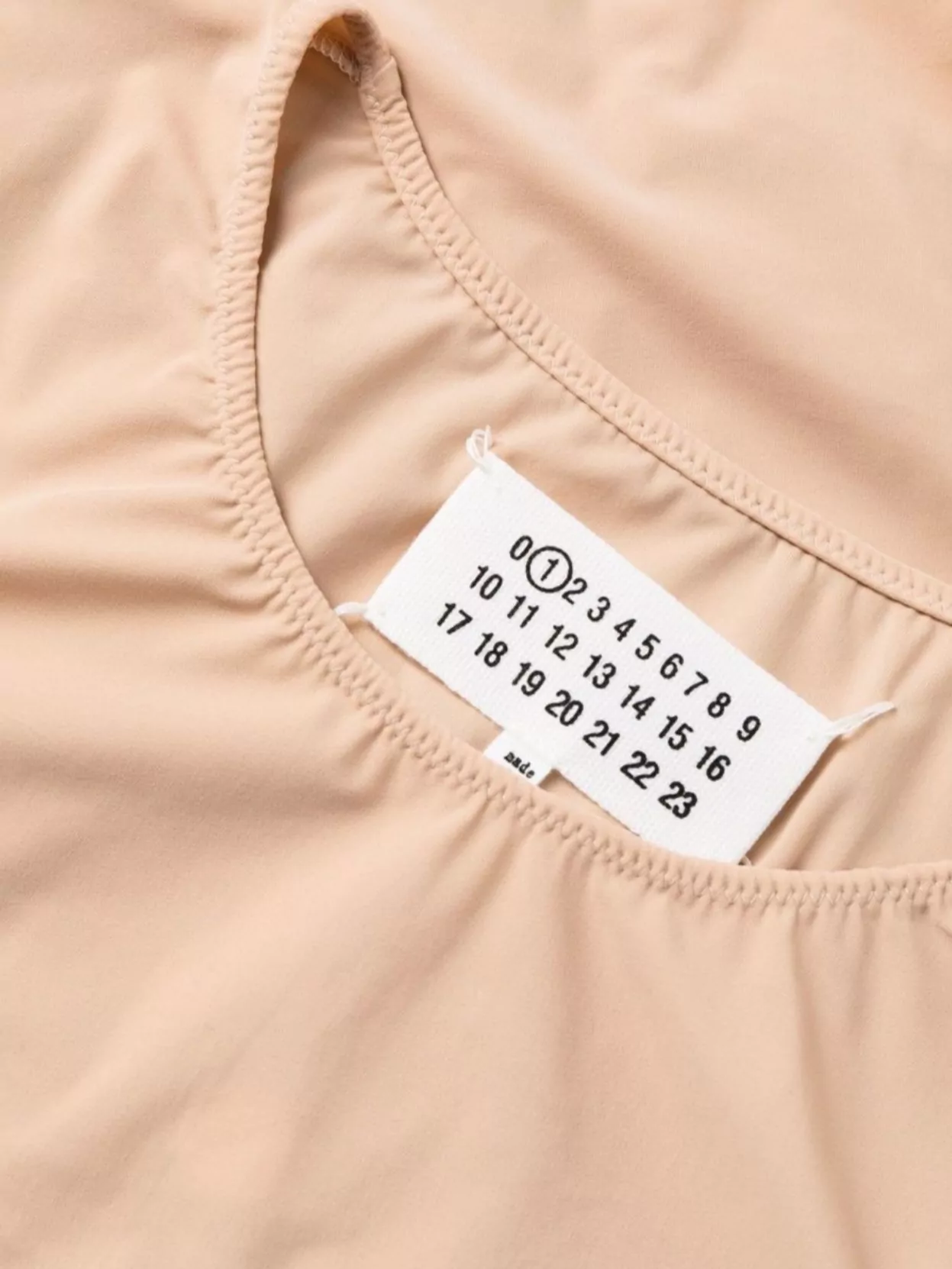 Maison Margiela Roundneck Sleeveless Stretch Fit Bodysuit