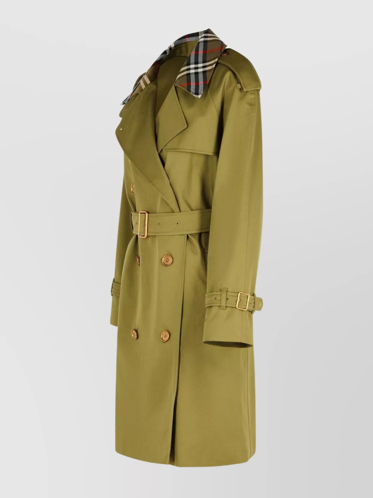 Burberry Short Cotton Trench Coat 'Castleford'