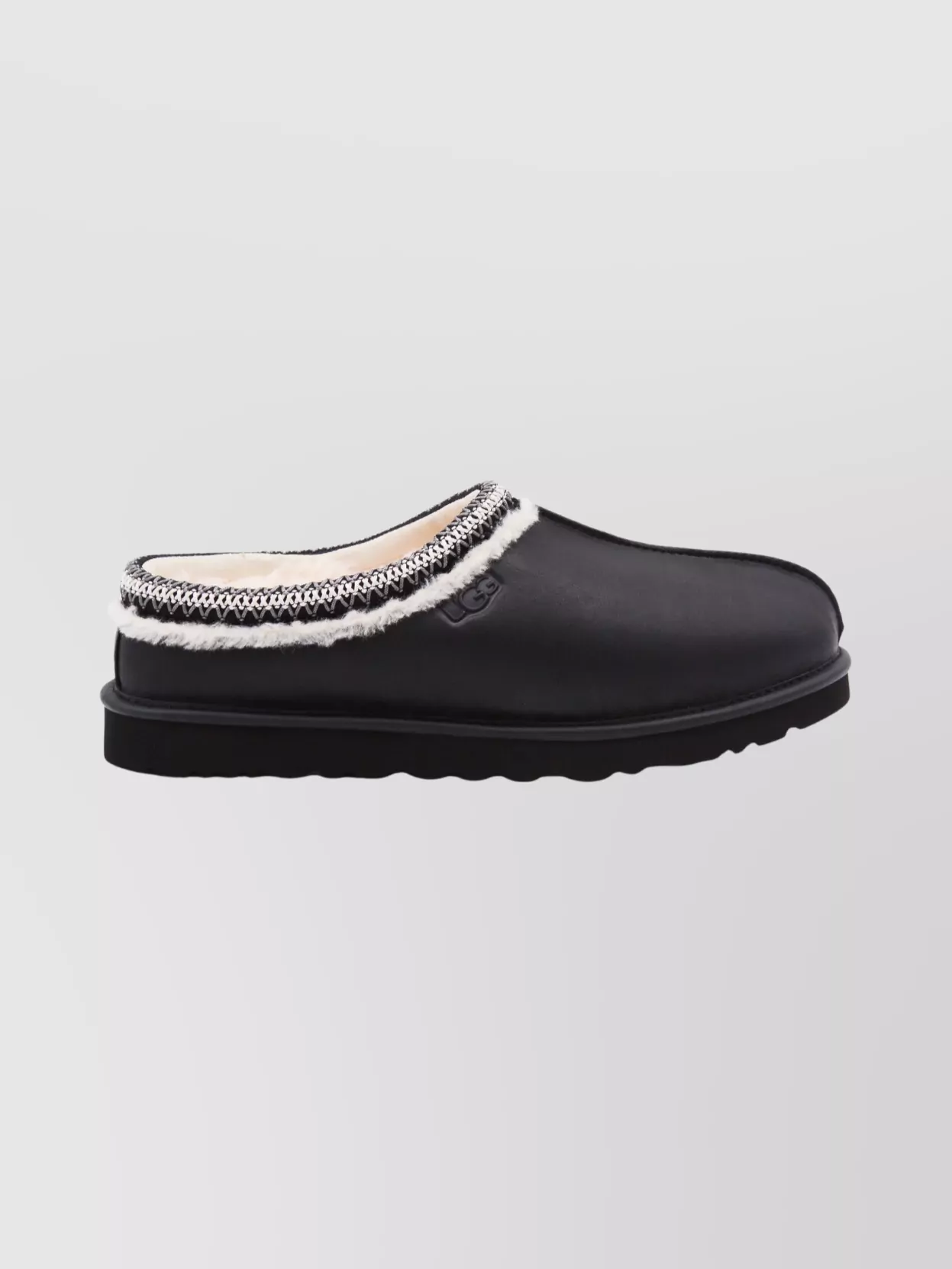 Ugg Round Toe Flat Sole Embroidered Sandals