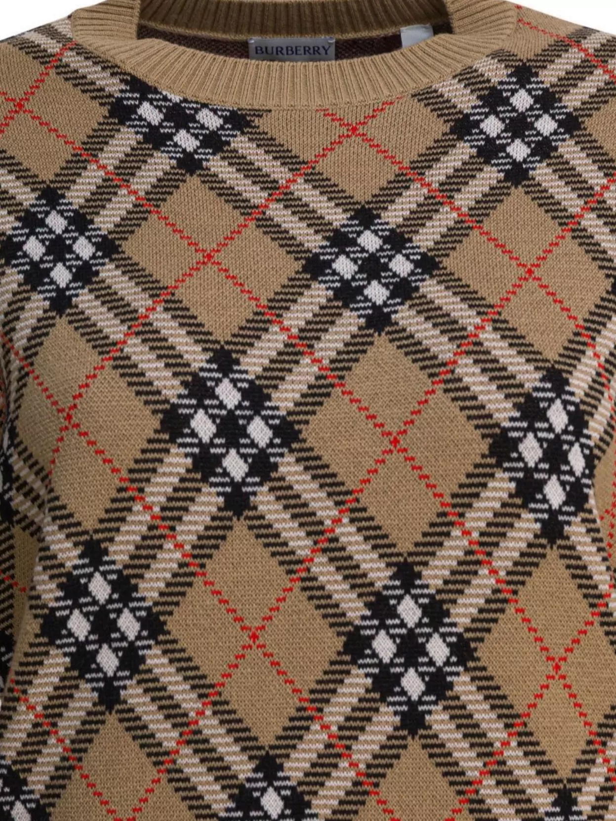 Burberry Argyle Crew Neck Knitwear