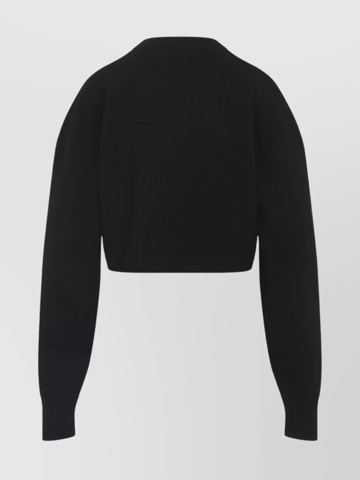 Tom Ford Knitted Sweater In Wool And Cashmere Blend In Black