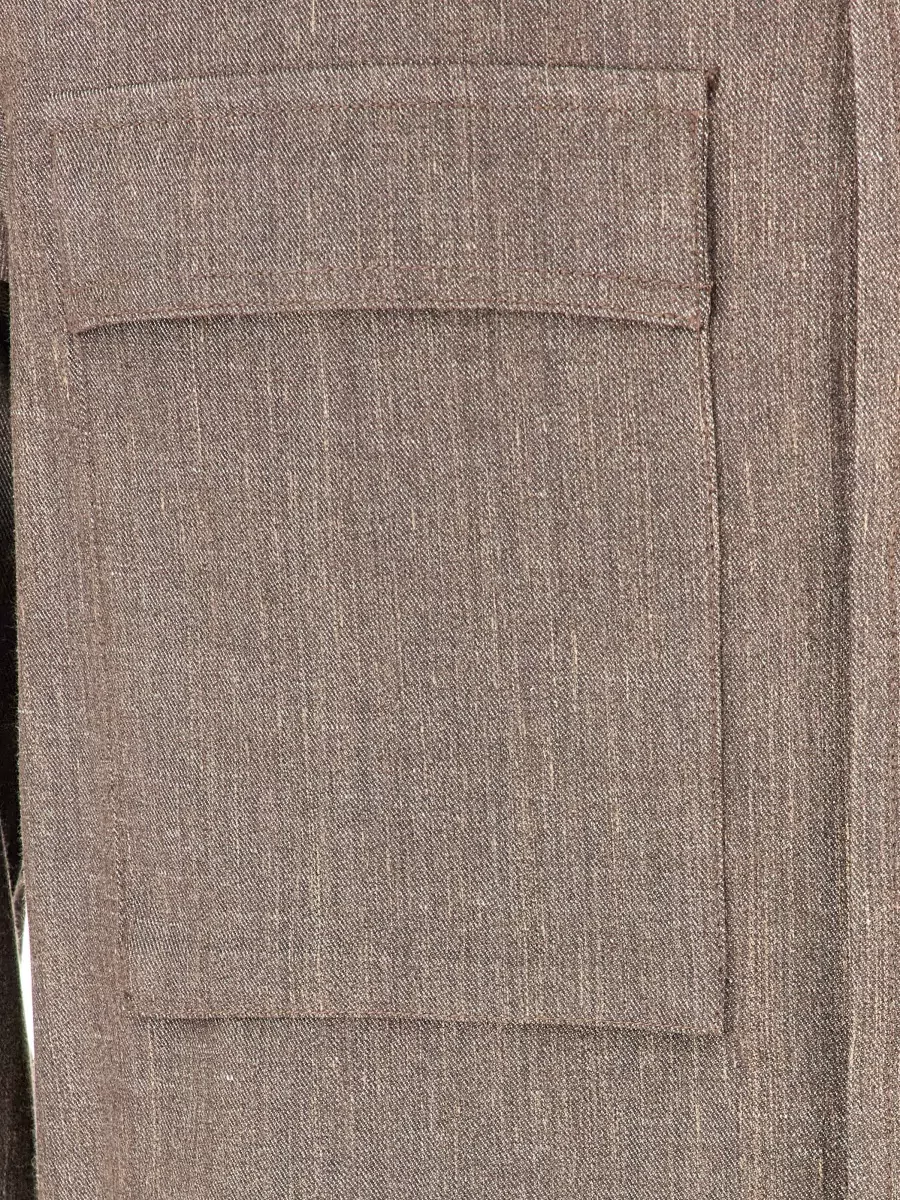 Paul & Shark Wool Silk Linen Overshirt