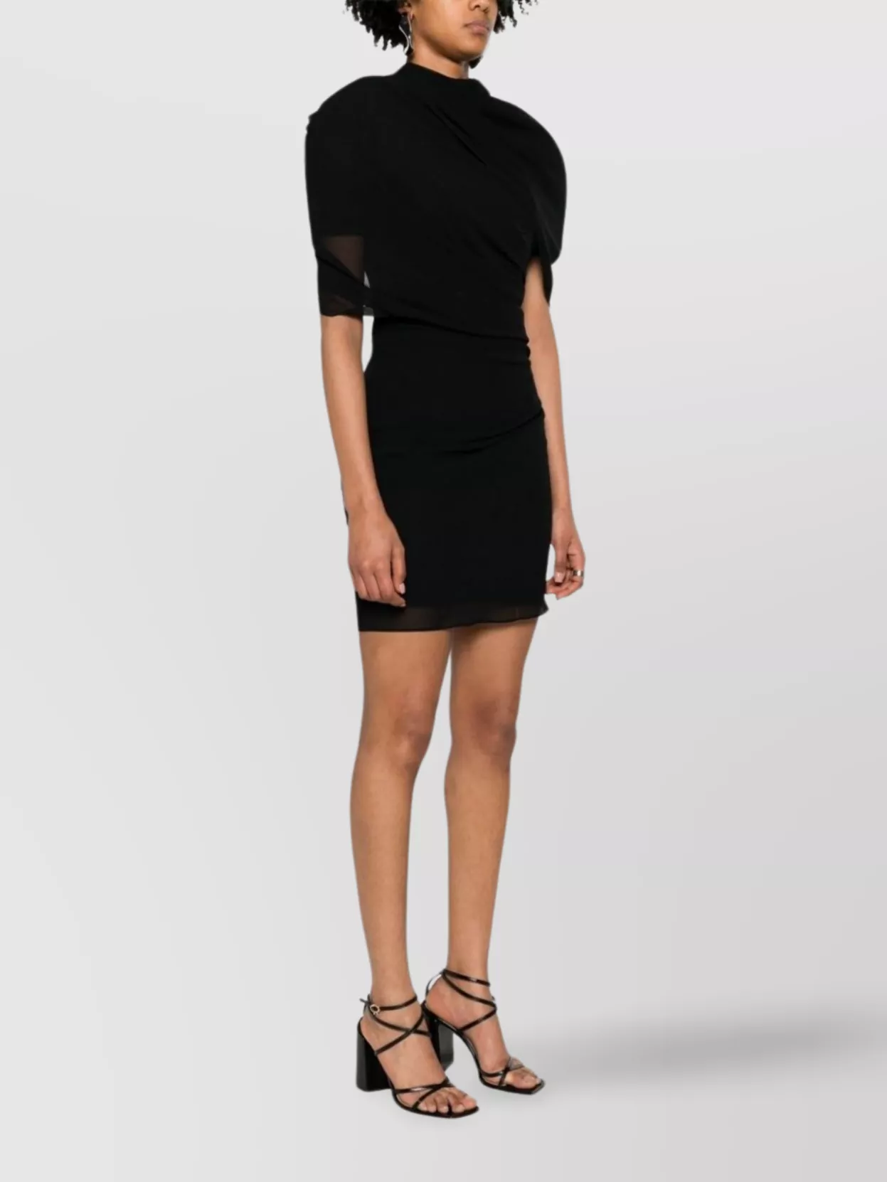 Jacquemus Knee Length Dress Featuring Draped Detailing