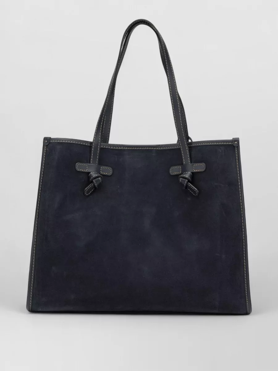 Gianni Chiarini suede leather tote bag