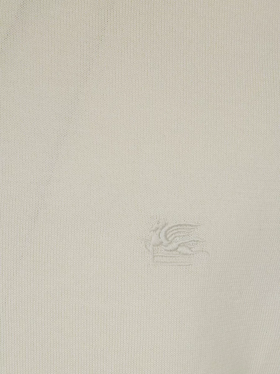 Etro Cotton Knitted Short-Sleeve Polo Shirt