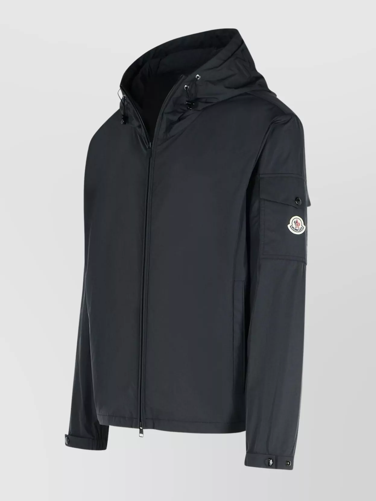 Moncler 'Sassiere' Black Polyamide Jacket