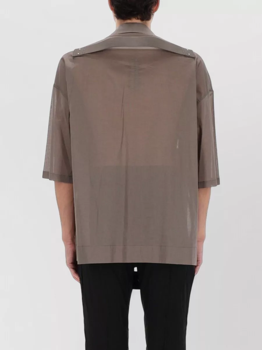Rick Owens Cotton Magnum Tommy Shirt